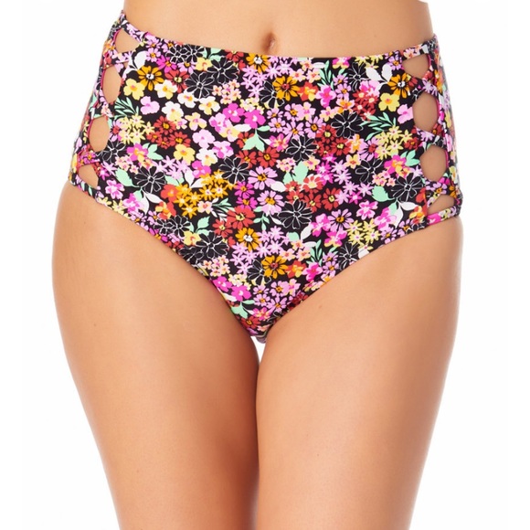 California Waves Other - California Waves for Macys Strappy Side Bikini Bottom